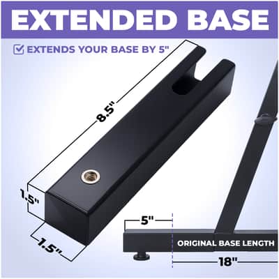 Immagine Liquid Stands 2-Tier Keyboard Stand Extender - Wider Base for Extra Security and Durability - 3