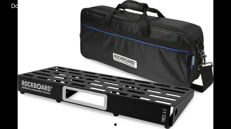 Rockboard TRES-3.2-B Pedalboard with Gig Bag 2018 - 2022 - Black image 1