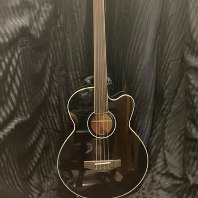 Harley Benton B-30 FL (Fretless)  Bass Black image 1