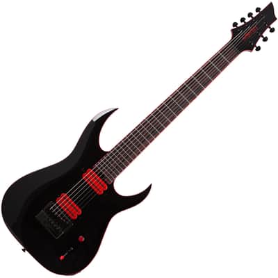 Schecter Sunset-7 ET Red Dawn - Gloss Black (3893) image 3