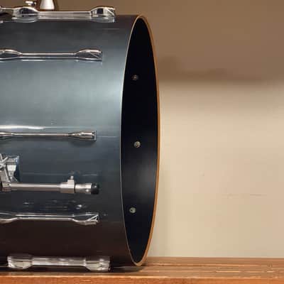 Yamaha 24" Recording Custom Metallic Grey 14x24 Bass Drum BD-924RC MIJ image 11