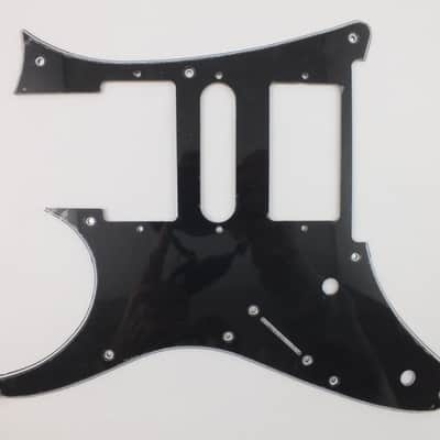 Black BWB Scratch Plate Pickguard for Left Handed Ibanez JEM or RG Made in Japan electric guitar