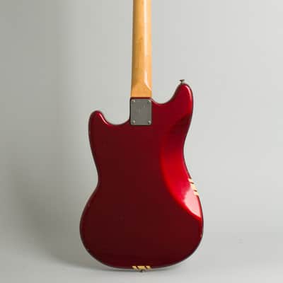 Fender Competition Mustang Solid Body Electric Guitar (1973), ser. #436903, original grey hard shell case. image 2