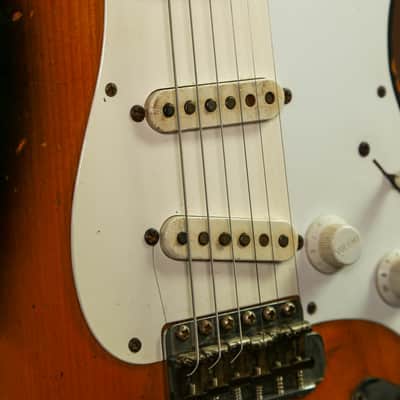 1954 Fender Stratocaster Early Serial #0071 Sunburst Electric Guitar Original image 20