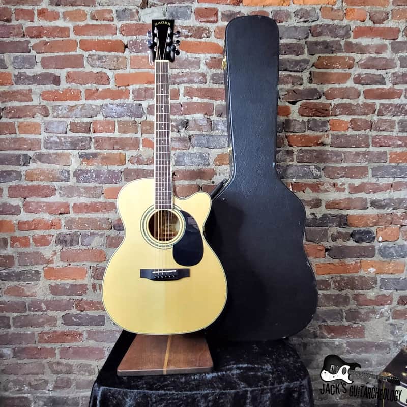 Zager ZAD-50CE OM Acoustic Electric Guitar w/ Upgraded 2020 Fishman & HSC (2013 - Natural Finish) image 1