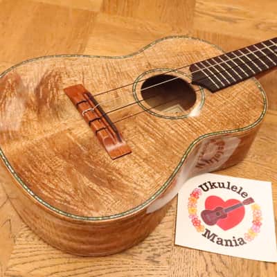 Maui Music Deluxe Mango Wood Shell Inlay TenorUkulele #5088 image 25