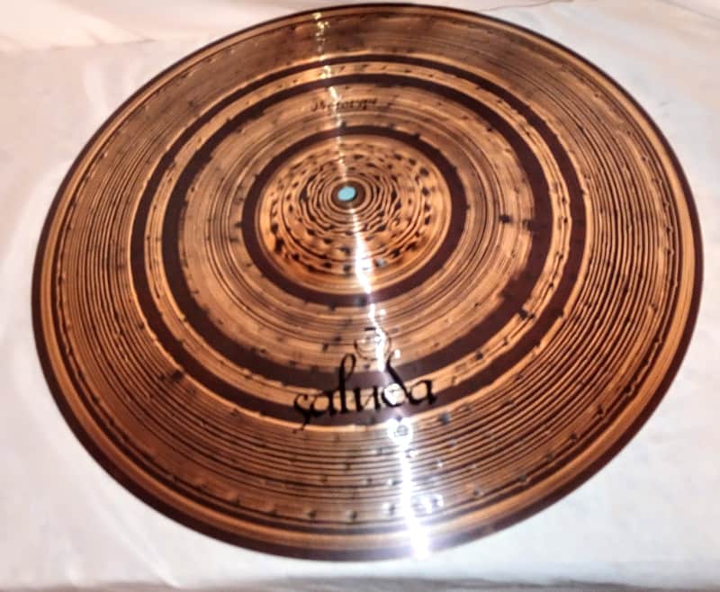 SALUDA (hard to find) PROTOTYPE DARK THIN HAND-HAMMERED 17" CRASH/RIDE FREE SHIP TO C-USA! image 1