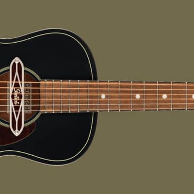 Gretsch Roots Collection Jim Dandy Deltoluxe Parlour Black Electro Acoustic Guitar Bild 4