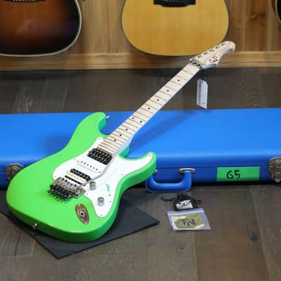 GJ2 Grover Jackson Custom Stratocaster Owned by Fish Electric Guitar Green + OHSC image 1