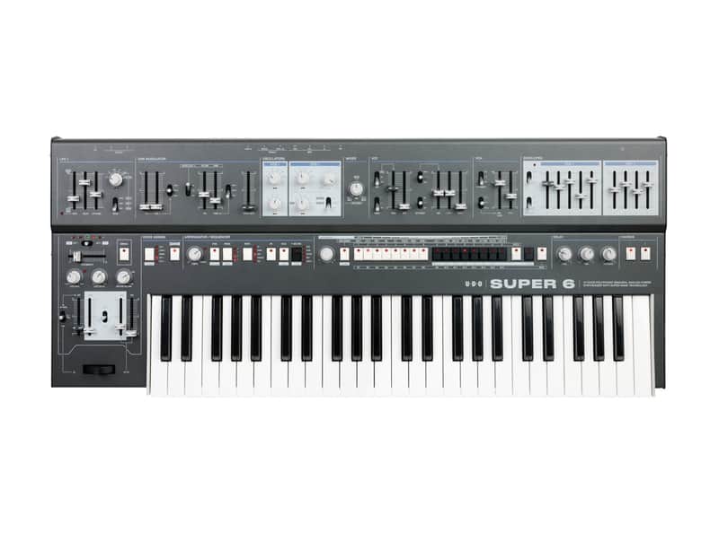 UDO Super 6 Polyphonic Hybrid Keyboard Synthesizer (Black) [B-STOCK] image 1
