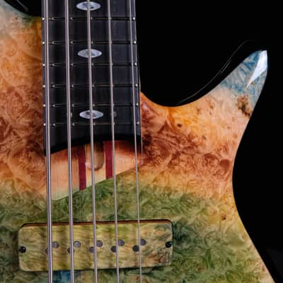 Used Ibanez SR Prestige 5-string Bass Guitar w/Case - River Canyon image 13