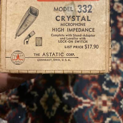 Astatic 332 ‘60s crystal microphone(in original box) image 5