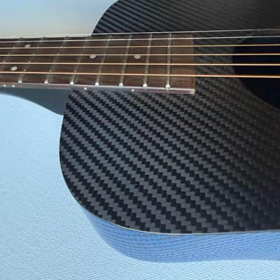 KLOS Hybrid Carbon Fiber Acoustic Travel Guitar 2019 - Blue image 7