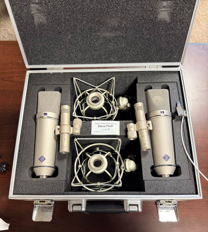 Neumann U87 PAIR Vintage 1970-1980's image 1