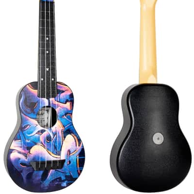 Flight TUS40 Graffiti Travel Soprano Ukulele New - Graffiti image 4