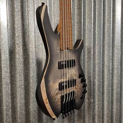 Cort Artisan Series Space Headless 5 String Bass Star Dust Black SPACE5SDB & Bag #8576 image 4