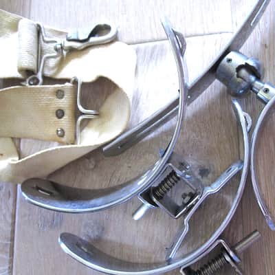 Marching Drum Sling & Leg Rests Lot - Vintage image 5