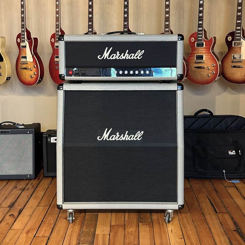Marshall 2555X SILVER JUBILEE REISSUE Head and 2551AV 4x12 Cab '15 image 1