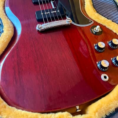 Gibson SG Special 63' Custom Shop Lightning Bar 2023 - Cherry Red image 2