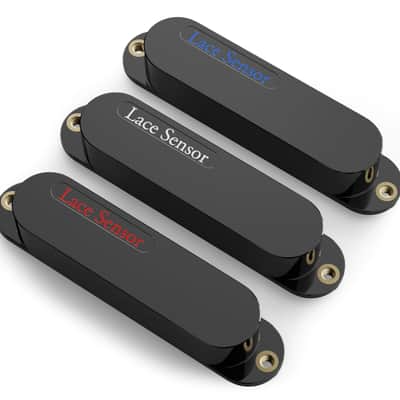 LACE Sensor "Ultimate Triple Set" 3-Pack Single Coil Pickups - Black image 3