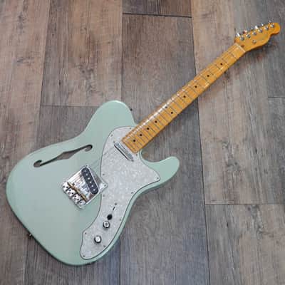 Fender Limited Edition American Professional II Telecaster Thinline Transparent Surf Green 2024 image 2