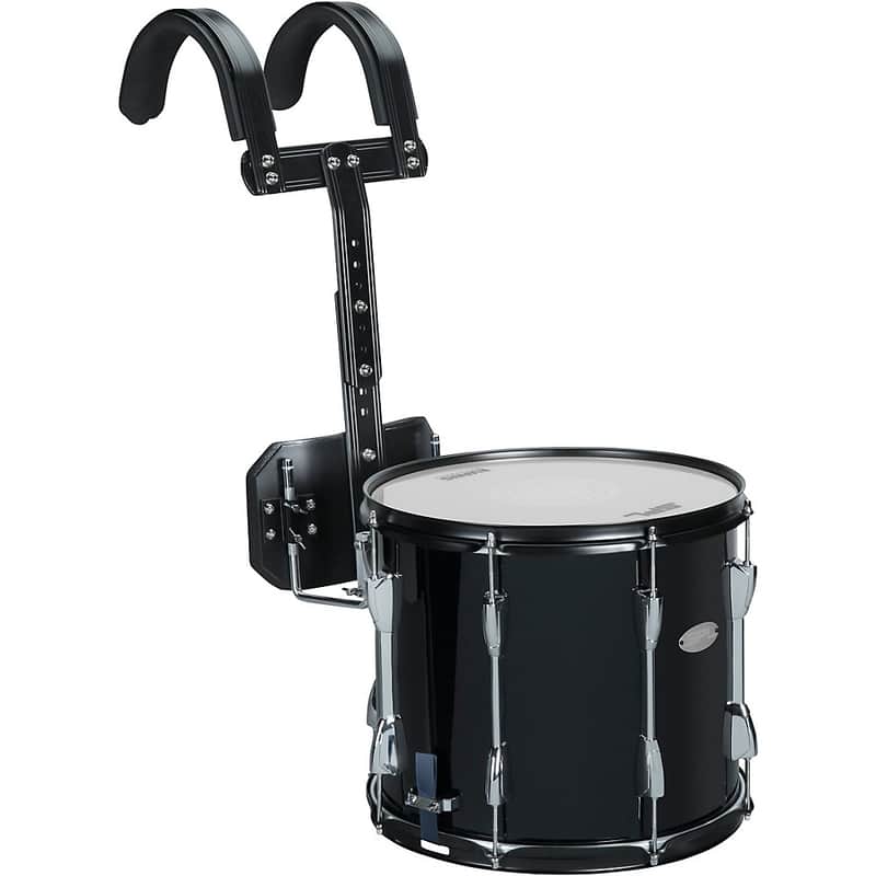 Sound Percussion Labs Marching Snare Drum with Carrier Regular 14 x 12 in. Black image 1