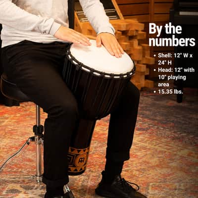 Meinl Percussion HDJ1-L Congo Series Headliner Rope Tuned Djembe, Large: 12-Inch Diameter image 6