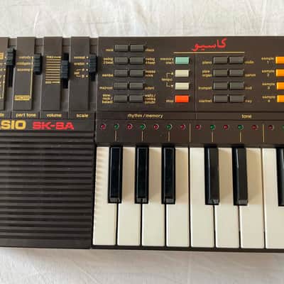 Casio SK-8A 32-Key Sampling Keyboard 1980s - Black image 6