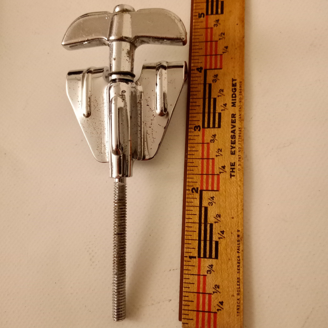 Rogers Bass Drum T-Rod+Claw Powertone Chrome USA Tension/Tensioner Vintage 60s* — main photograph