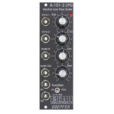Doepfer A-101-2-V Eurorack Low Pass Gate Module (Vintage Black) image 1