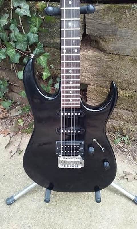 92 Ibanez Ex140 EX Series Electric Guitar / Black / Made in Korea