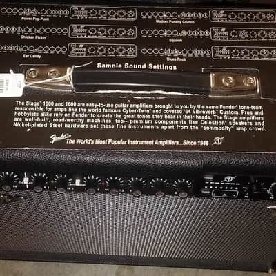 Fender  Stage 1000 Combo Amp image 6