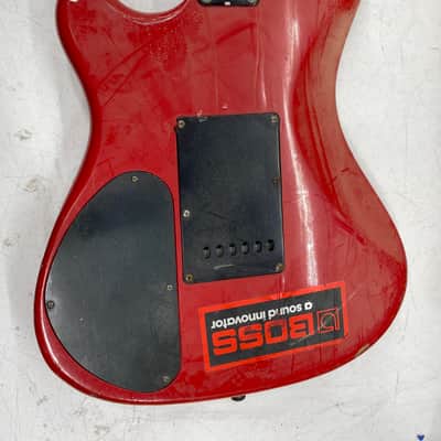 Electra Westone X185 Phoenix Red 1984 Electric Guitar signed by Keb' Mo' House of Blues as-is image 12