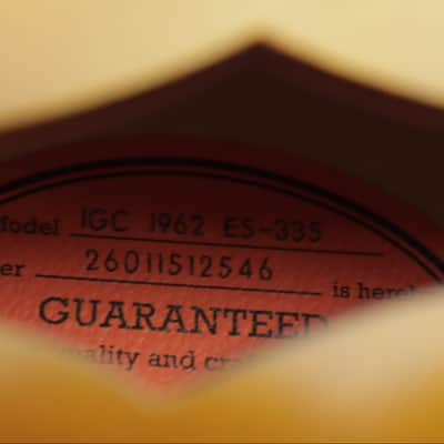 Epiphone 1962 ES-335 Reissue - VB (#546) image 10