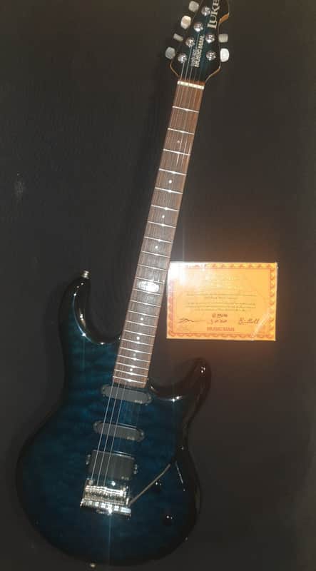 Musicman Luke 2 II BFR Bahama blue Burst | Reverb