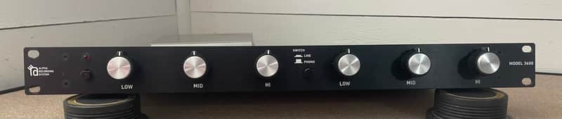 Alpha Recording Systems Model 3600 dual channel dj isolator and preamp image 1