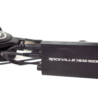 Rockville HeadRock Battery Powered 16 ohm – 300 ohm Headphone Amplifier Amp image 11
