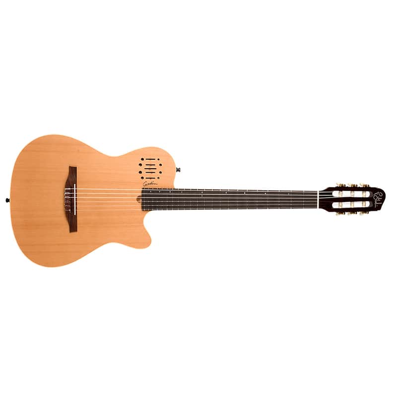 Godin Multiac Encore SG Nylon Classical w/ Electronics Semi-Gloss Natural image 2