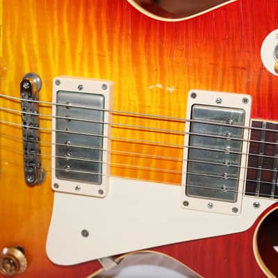 2007 Gibson Custom Shop Les Paul 1958 Reissue Aged Chambered body with OHSC / Video Tour image 11