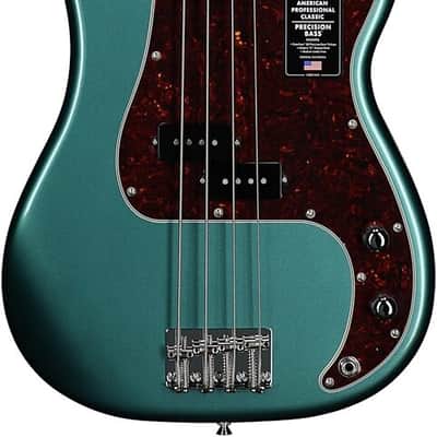 Fender American Professional Classic Precision Electric Bass. Rosewood Fingerboard, Faded Sherwood Green Metallic TGF33 image 1