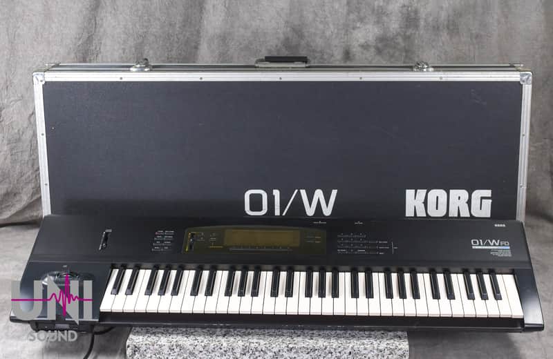 KORG 01/W FD Music Workstation Synthesizer in Very Good Condition image 1