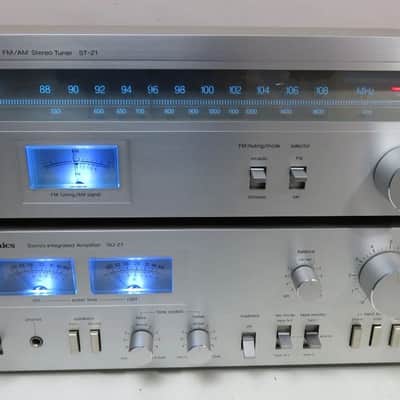 TECHNICS 2PC SU-Z1 INTEGRATED AMP + ST-Z1 TUNER RECAPPED PRO SERVICED + LED's image 1