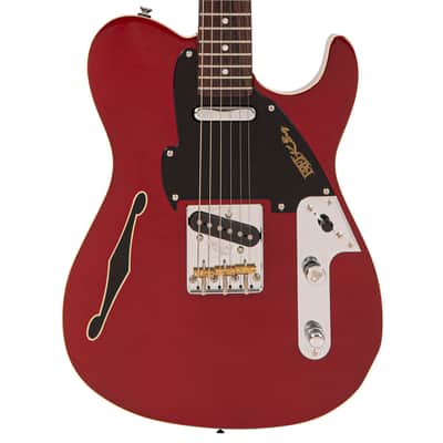 Fret-King Country Squire Stealth ~ Candy Apple Red image 4