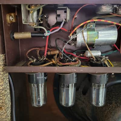 1957 Gibson GA-20T 16 Watt 1x12 Guitar Amp - Recent Maintenance image 12