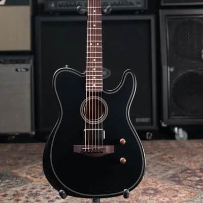 Fender Acoustasonic Standard Telecaster Electric Guitar - Black image 3