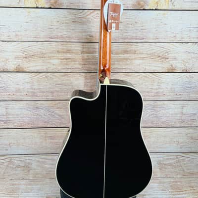 Tagima Vancouver-EQ Acoustic Electric Guitar, Natural image 10