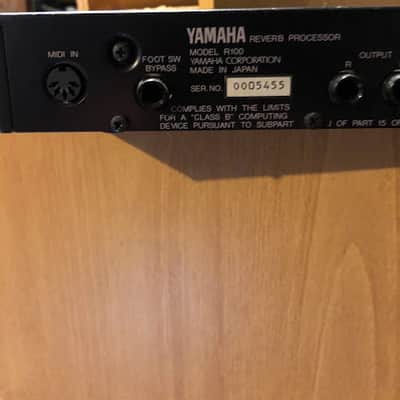 Yamaha R1000 Digital Reverberation 1980s - Black image 2