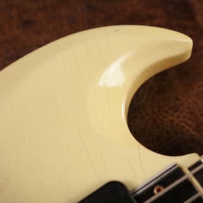 Gibson Custom 1963 SG Special Heavy Aged in Classic White image 7