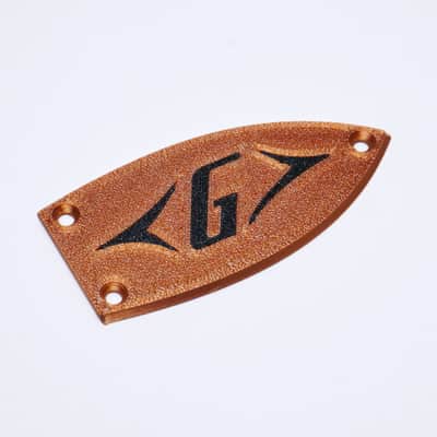 Custom Gretsch Truss Rod Cover - Gold (55mm hole spacing) image 9