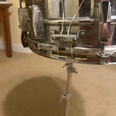 Ludwig LM400 5x14 Supraphonic Snare Drum 1967 - Chrome image 4